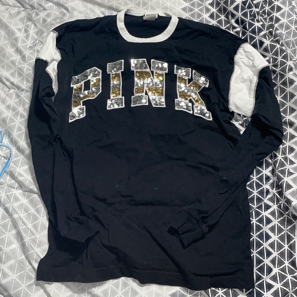PINK long sleeve. size xsmall